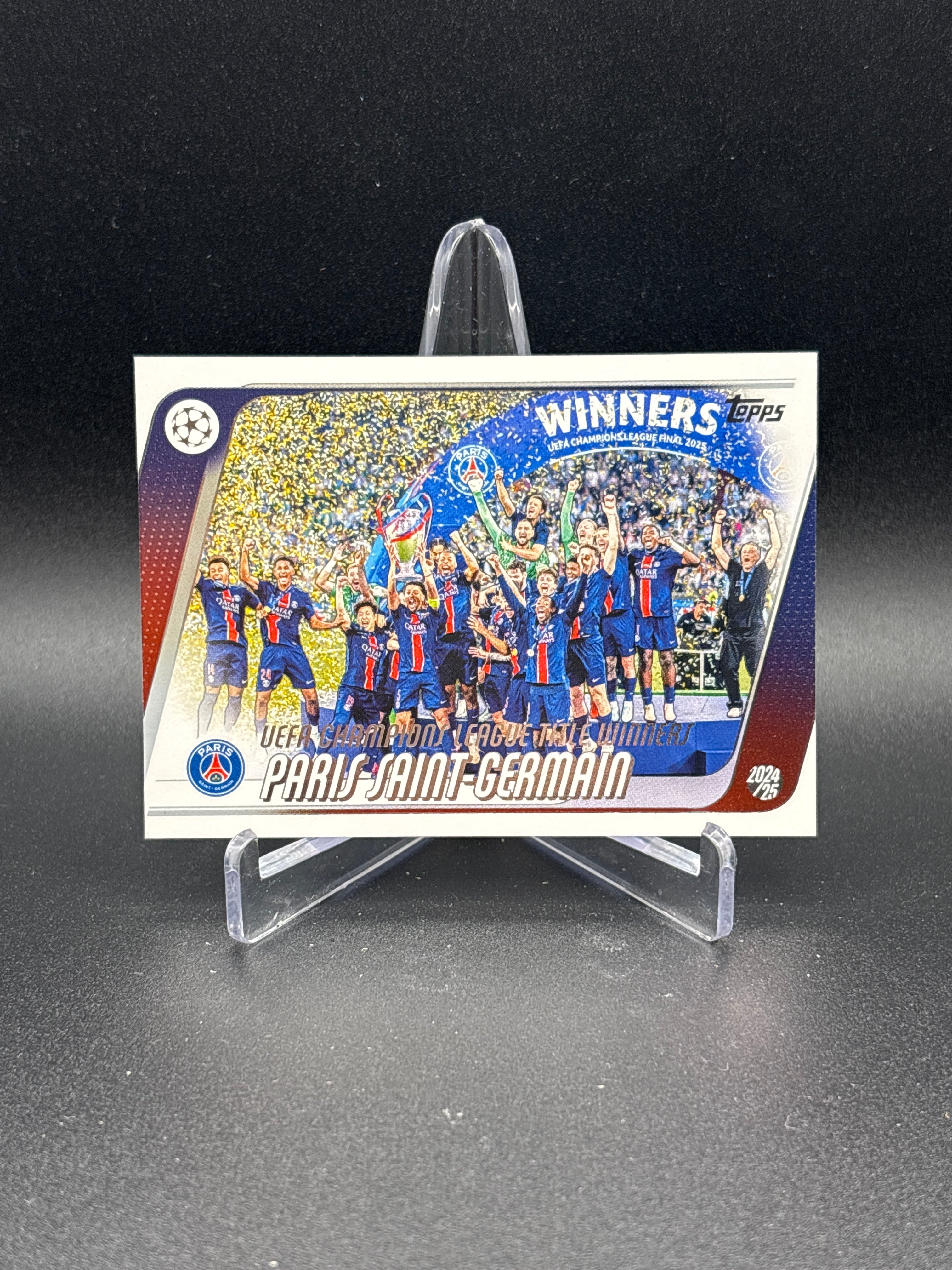 2025-26 Topps UEFA Club Competitions - Paris Saint-Germain #166 Title Winners