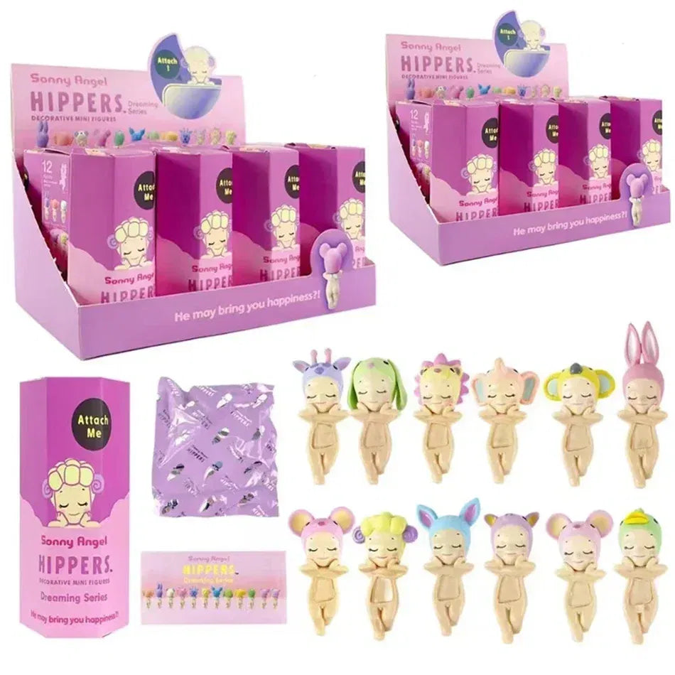 Color: Pink - Collection 57Style Sonny Angel Blind Box Dreaming Series Mini Anime Figure Ornaments Dolls Fans Children Christmas Birthday Gift