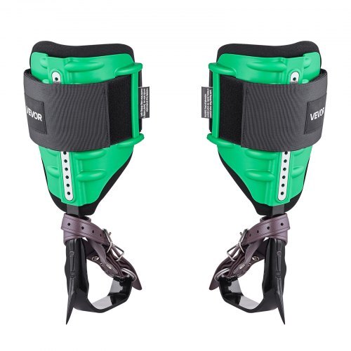 Tree Climbing Spikes Set, Height-Adjustable Tree Climbing Gear with Straps & Spike Protectors, 350 lbs Load Capacity, Heavy Duty Steel Climb Spurs Arborist Equipment for Fruit Picking Hunting