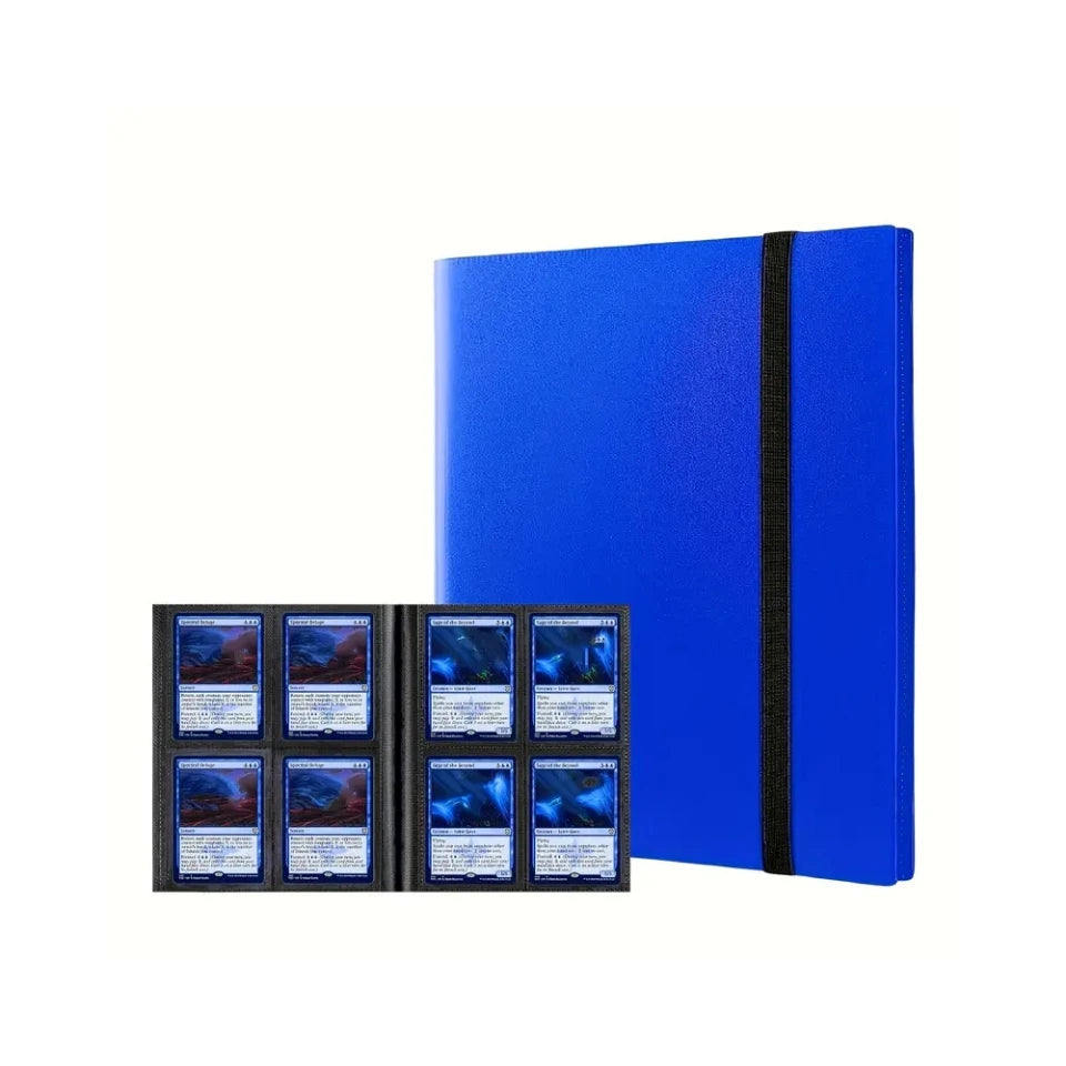 TCG Trading Card Binder with Loading Pockets - Album Display Holder for Yugioh MTG Game Cards Collection Storage Protector Book