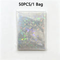 Shatter Effect Rainbow Laser Card Sleeves 66*91mm Transparent Trading Card Protectors for Sports&Gaming Collectible Card Storage
