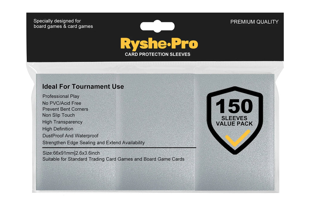 100PCS 66x91mm Matte Standard Size Card Sleeves TCG Trading Cards Protector For Tarot Shield Board Games Magical Cover PKM