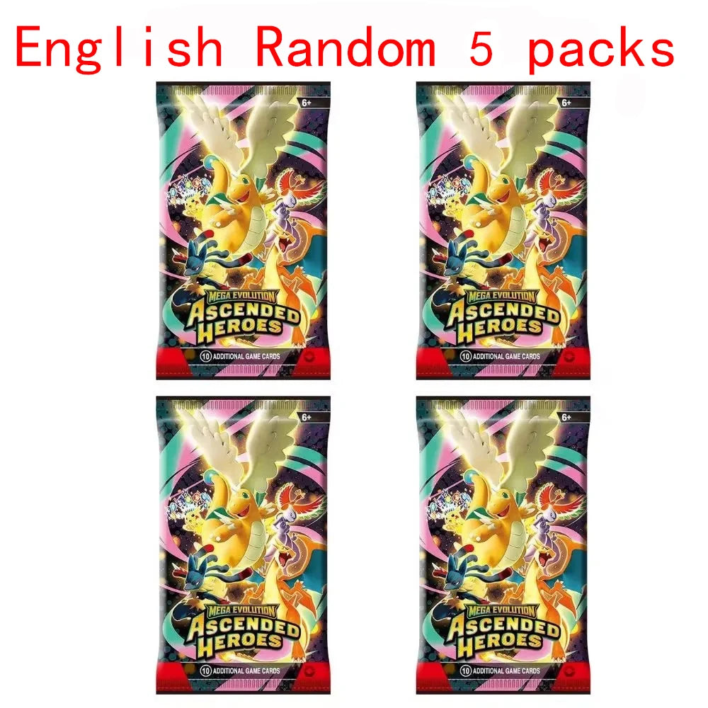 Pokemon Card 10/20 Pcs Prismatic 151 Evolutions English Booster Battle Pokemon Cards Battle Game Carte Trading Collection Cards