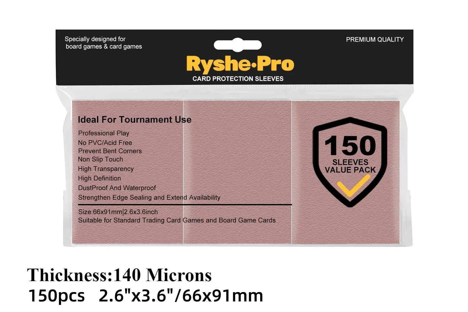 100pcs Clear Card Sleeves for Trading Card Perfect for Double-sleeving and Compatible with Pokemon Mtg Cards Sport Cards