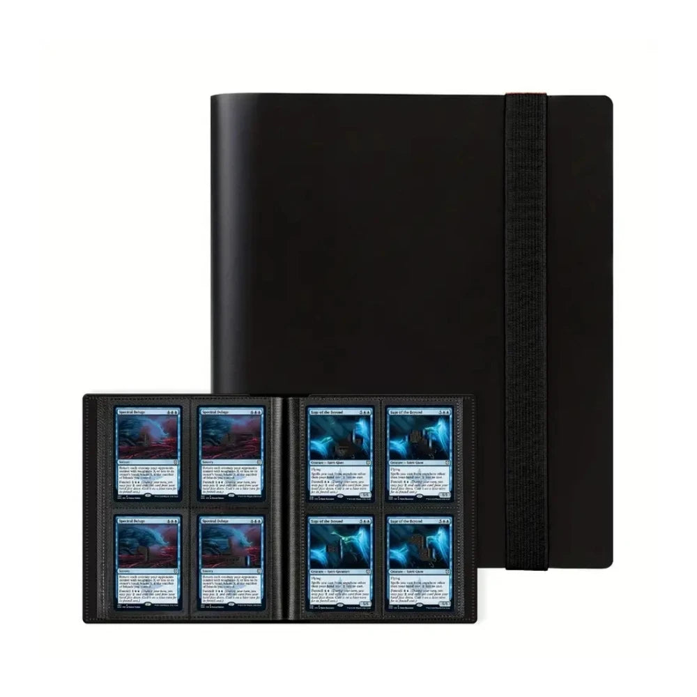 TCG Trading Card Binder with Loading Pockets - Album Display Holder for Yugioh MTG Game Cards Collection Storage Protector Book