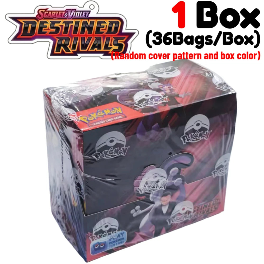 Pokémon  Cards 9+1 Per Pack TCG Mega Evolution Phantasmal Flames Booster Box Trading Card Game Collection Set English Pokemon