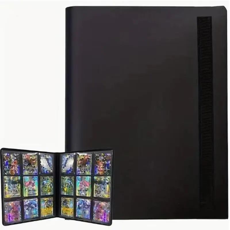 TCG Trading Card Binder with Loading Pockets - Album Display Holder for Yugioh MTG Game Cards Collection Storage Protector Book
