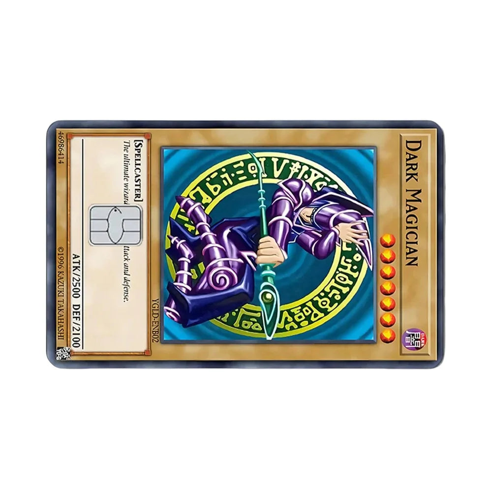 Yu-Gi-Oh! Anime Credit Card Skin Decal No Residue Anti-Scratch Sticker for Credit Debit ATM Card Accessories Toys Gifts