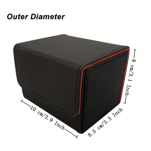 100+Trading Card Deck Box Storage Holder Organizer Cards Case for Card Collectible Game Card Cases Protectors Container