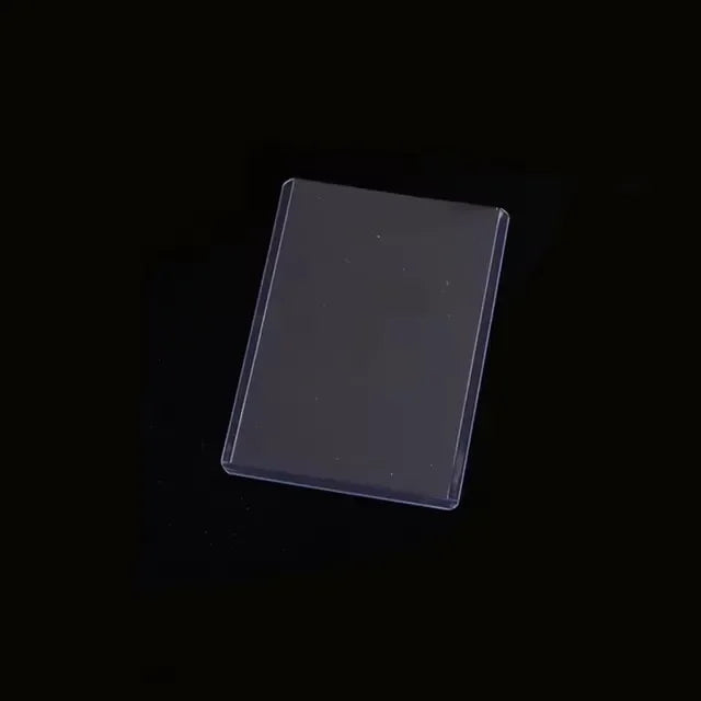 35PT Top Cover Loader Clear Protective Trading Card Holder Hard Plastic Card Sleeves Holder for Baseball Card Sports Cards