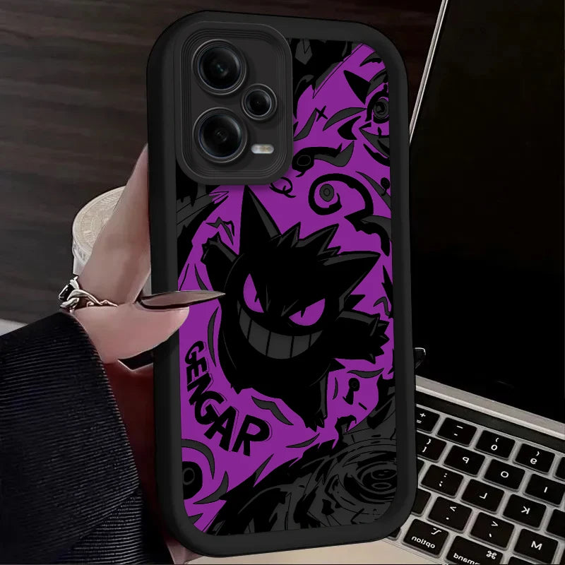 P-Pokemon Cool Gengar Phone Case for Xiaomi Redmi A5 A4 A3 A3X A2 A1 Plus 13X Redmi K80 Ultra K70 K70E K60 K60E K50 K40 K40S K30