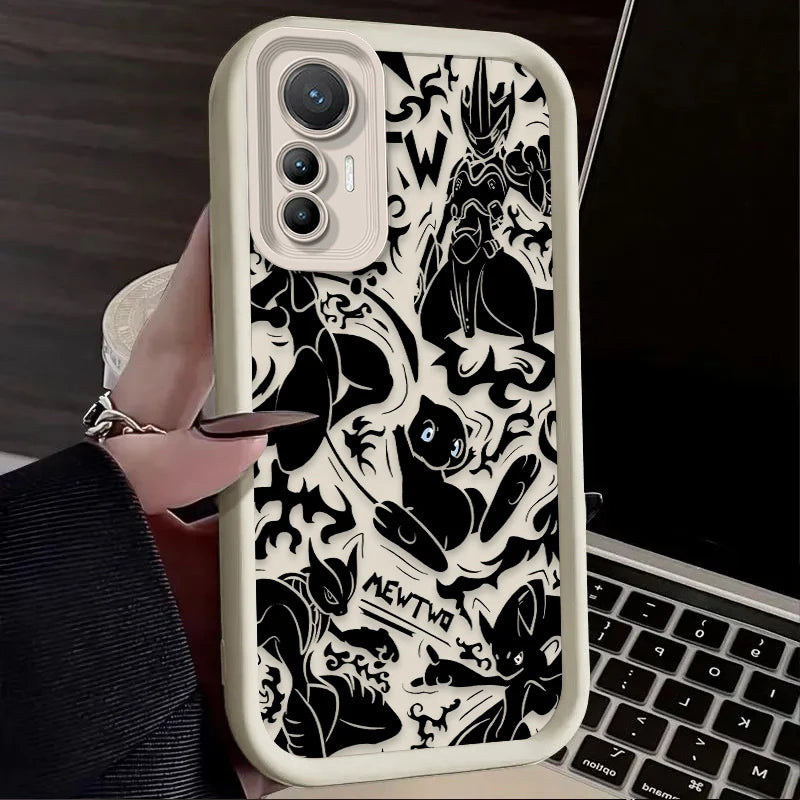 Pokemon Gengar Shockproof Soft Case for Xiaomi Poco X7 X6 X5 X4 GT X3 NFC F7 F6 F5 F4 F3 M5s C65 C75 M6 Pro 4G 5G Printing Cover