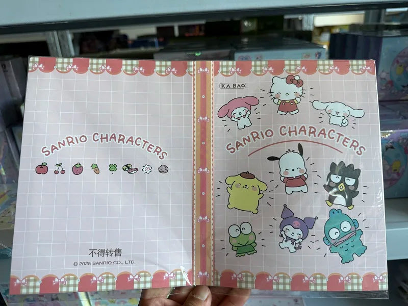 KABAO Original Anime Sanrio Family Kuromi Hello Kitty My Melody Shining Collectible Card Game Trading Card Toys