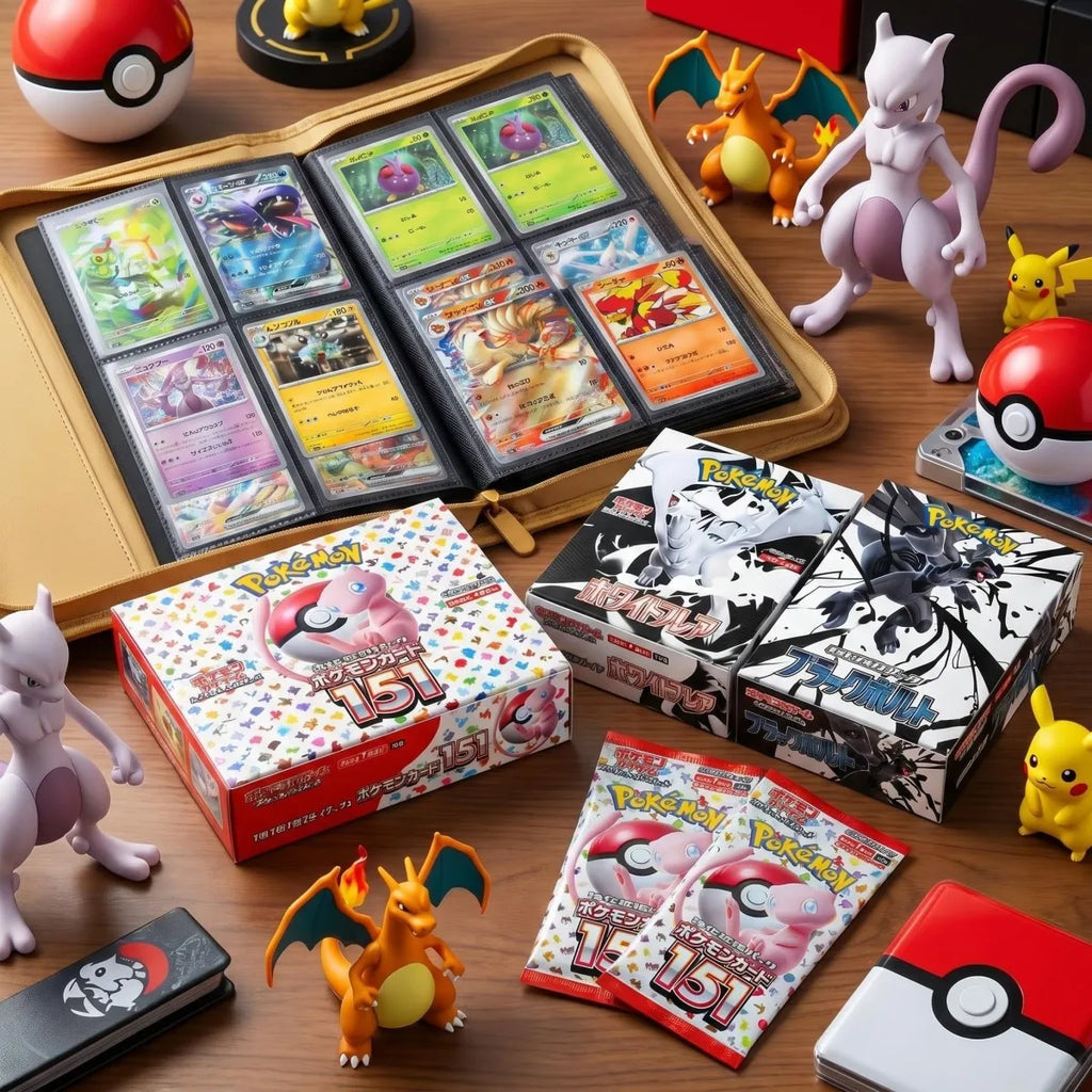 Pokemon Cards TCG 140/Box Scarlet Violet 151 Japan SV2a Sv11W Zekrom Version Classics Expansion Booster Box Trade Card Kid Gifts