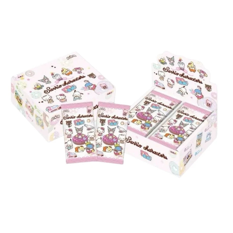 KABAO Original Anime Sanrio Family Kuromi Hello Kitty My Melody Shining Collectible Card Game Trading Card Toys
