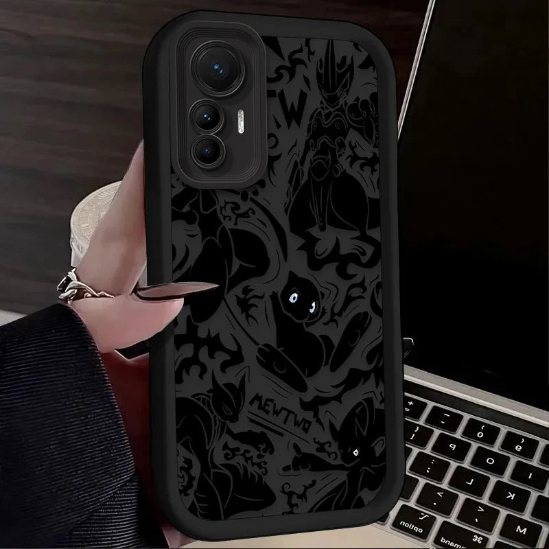 Pokemon Gengar Shockproof Soft Case for Xiaomi Poco X7 X6 X5 X4 GT X3 NFC F7 F6 F5 F4 F3 M5s C65 C75 M6 Pro 4G 5G Printing Cover