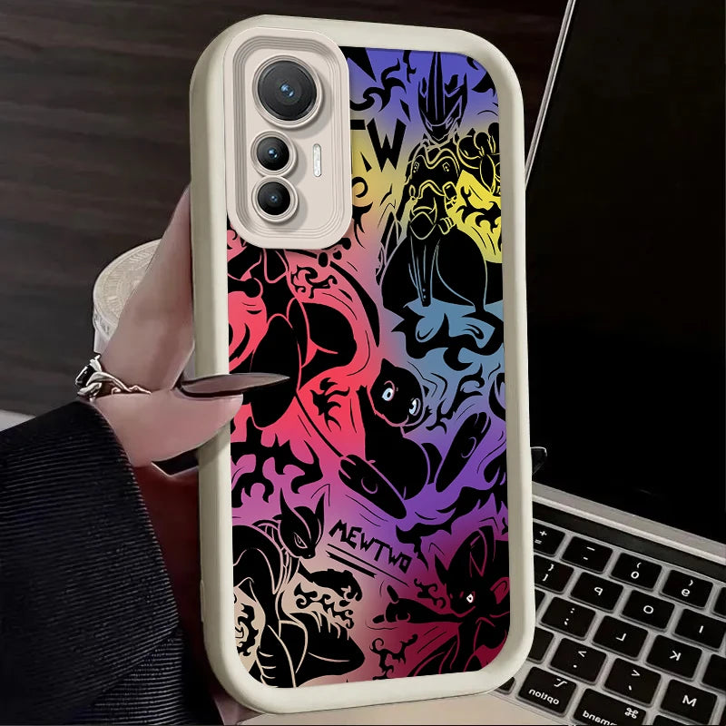 Pokemon Gengar Shockproof Soft Case for Xiaomi Poco X7 X6 X5 X4 GT X3 NFC F7 F6 F5 F4 F3 M5s C65 C75 M6 Pro 4G 5G Printing Cover