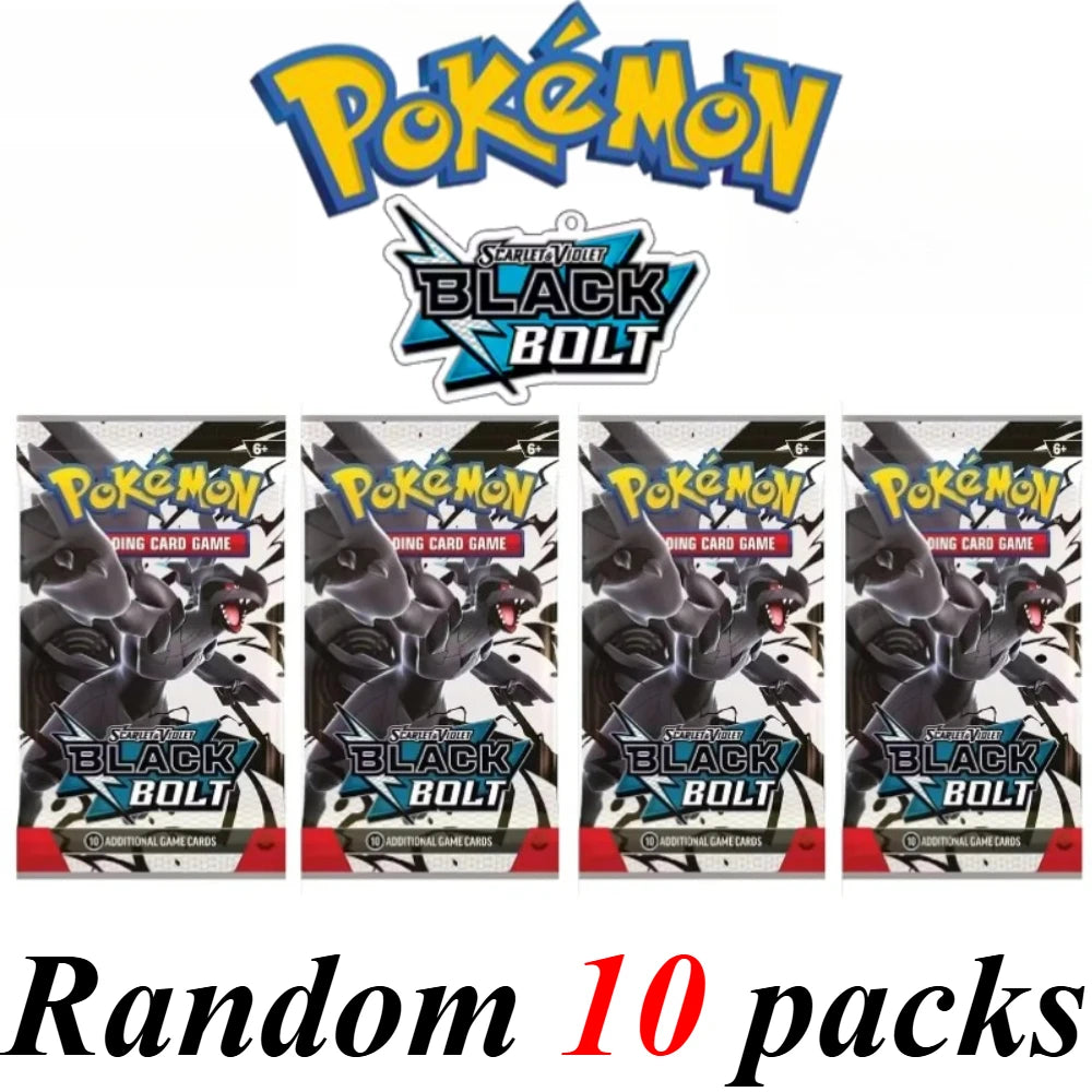 Pokémon  Cards 9+1 Per Pack TCG Mega Evolution Phantasmal Flames Booster Box Trading Card Game Collection Set English Pokemon