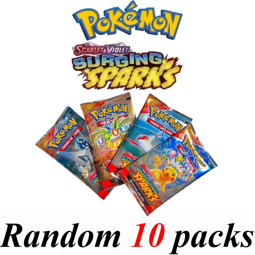 Pokémon  Cards 9+1 Per Pack TCG Mega Evolution Phantasmal Flames Booster Box Trading Card Game Collection Set English Pokemon