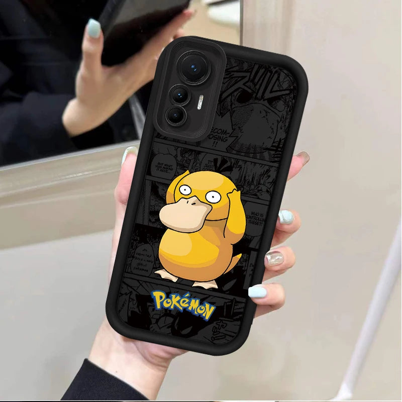 Cartoon P-Pokemon Phone Case for Xiaomi Poco F7 F6 F5 F4 F3 M5s C65 C75 C71 X7 X6 X5 X4 GT X3 NFC M7 M6 Pro 4G 5G Back Cover