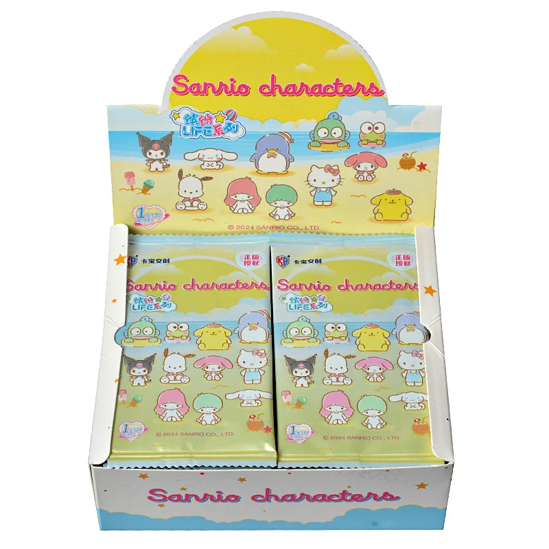 KABAO Original Anime Sanrio Family Kuromi Hello Kitty My Melody Shining Collectible Card Game Trading Card Toys