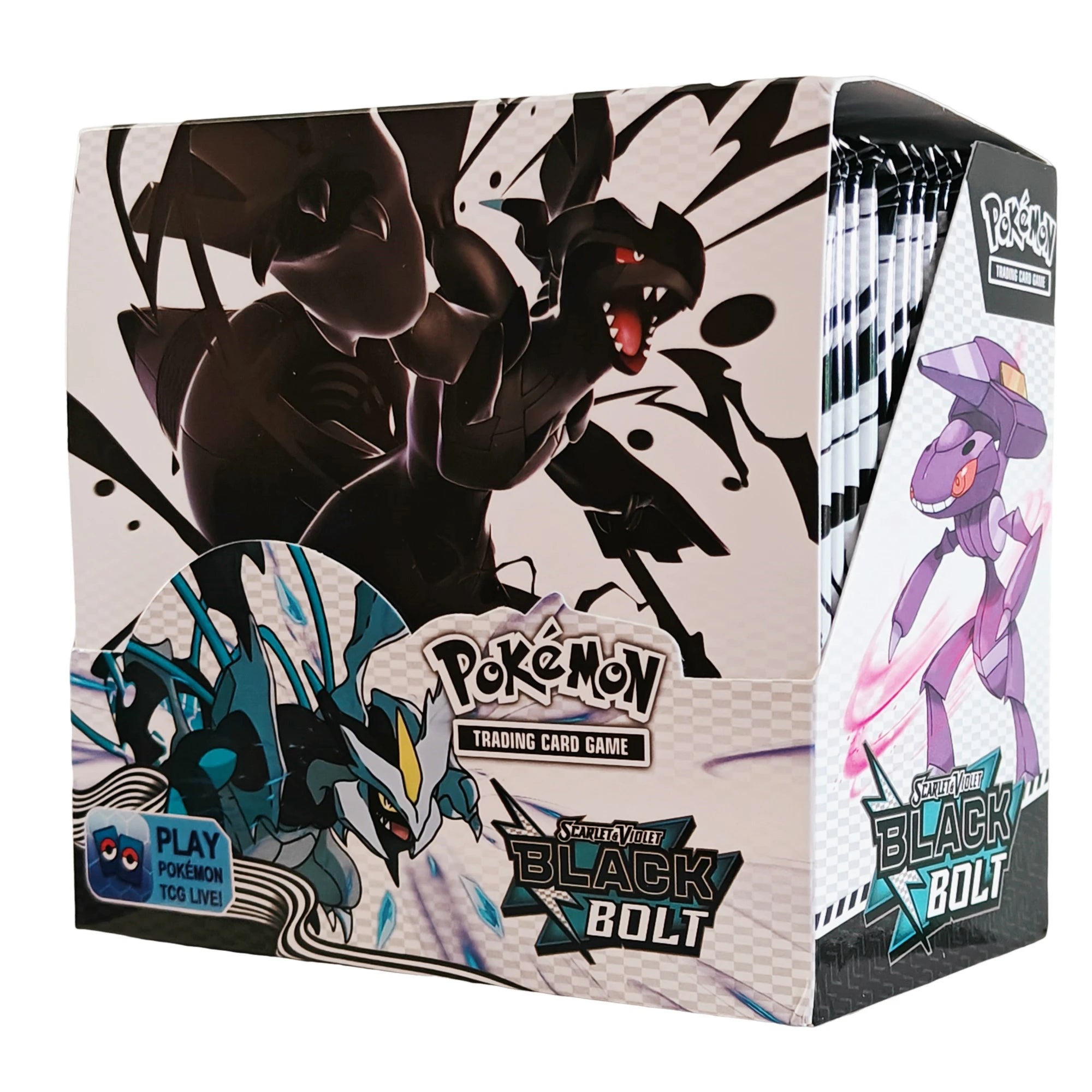 2026 Black Bolt Pokemon Trading Card Game TCG Booster Box Toys 360Pcs English Version