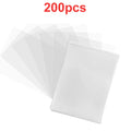 200 Pcs Transparent Playing Card Cover Clear Protector Sleeve Holder For Pokemon Board Game ID Trading Folder Photo Pouch Kit