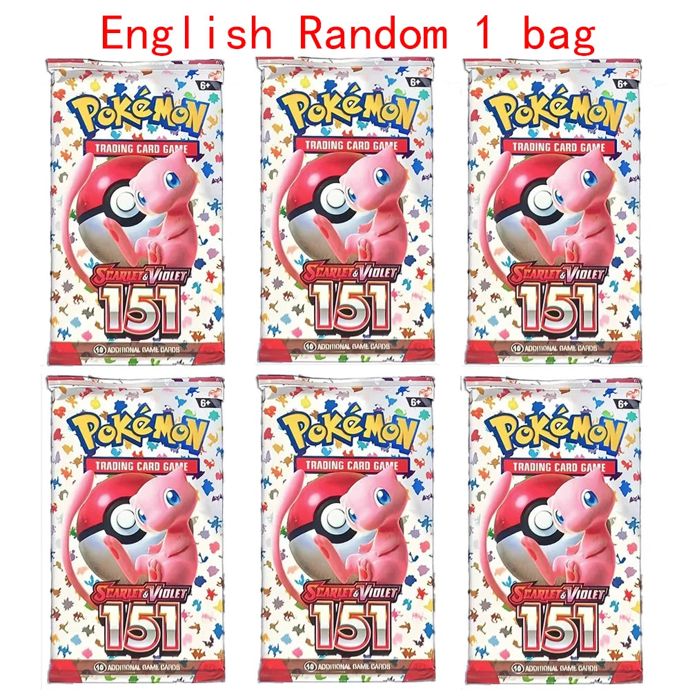 Pokemon Card 10/20 Pcs Prismatic 151 Evolutions English Booster Battle Pokemon Cards Battle Game Carte Trading Collection Cards