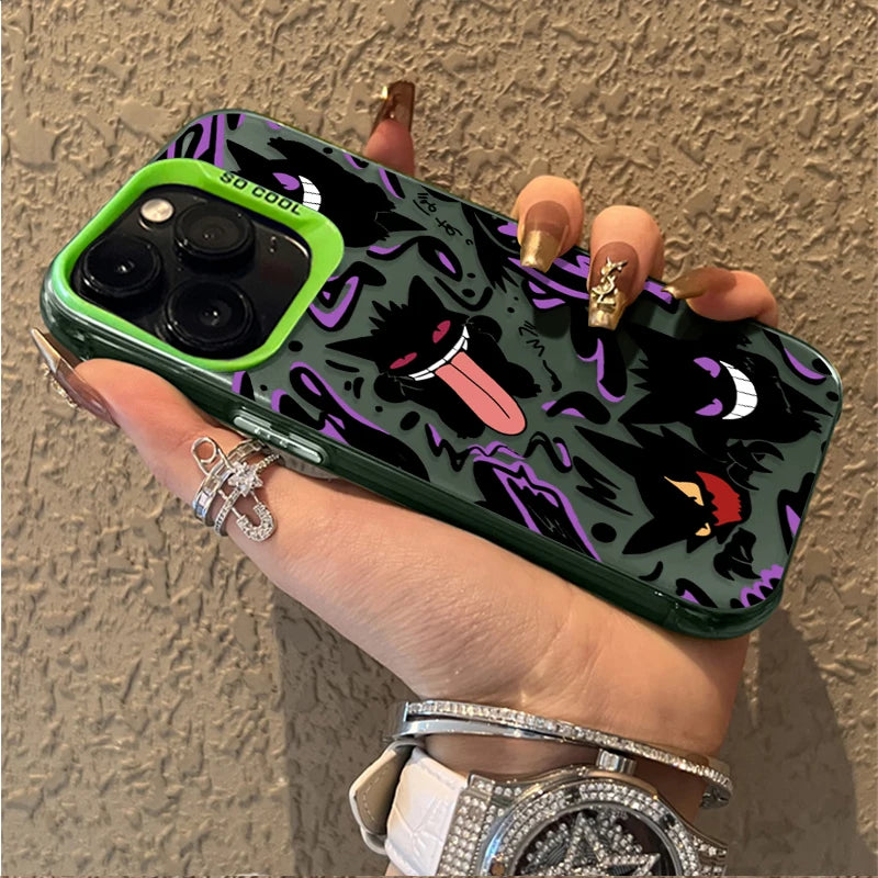 Pokemon Gengar Hard Case for Samsung Galaxy A17 A16 A06 A07 A35 A25 A05 A05S A54 A55 A15 A34 A24 A14 A73 A53 A33 A13 A52 A32