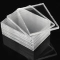 Clear Acrylic Card Holder Snap Type Gaming Sports Trading Card Display Case Kpop Idol Photo Protective Sleeves Not Magnetic
