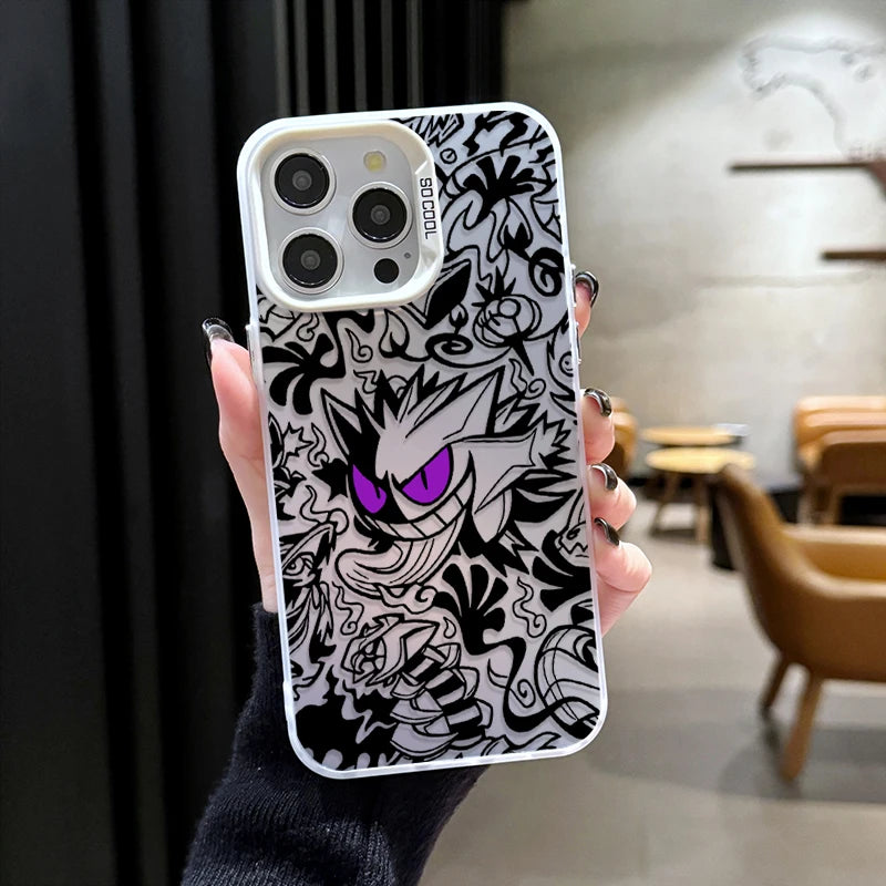 Prank Gengar P-Pokemon Plating Phone Case for Samsung Galaxy S25 Edge S24 S23 S22 S21 S20 Ultra Plus FE A56 A36 A26 Cover