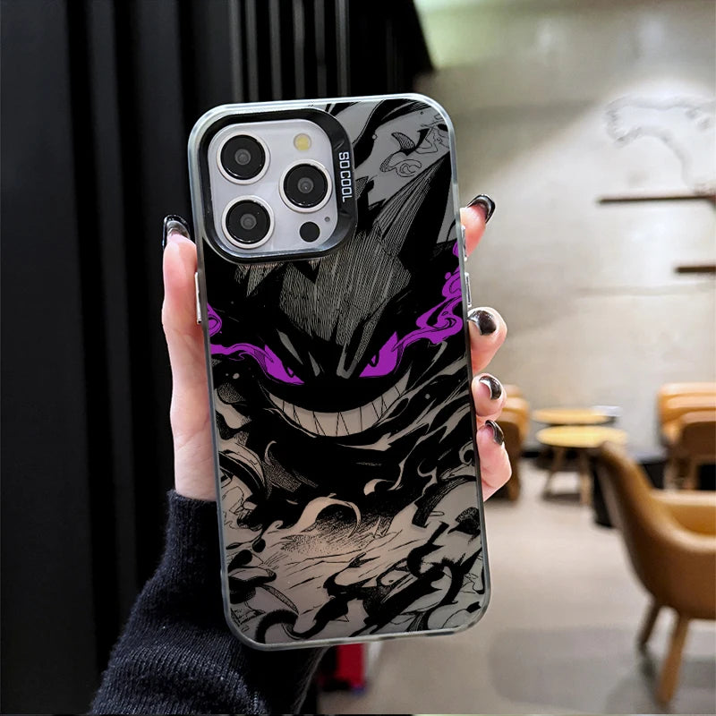 Prank Gengar P-Pokemon Plating Phone Case for Samsung Galaxy S25 Edge S24 S23 S22 S21 S20 Ultra Plus FE A56 A36 A26 Cover